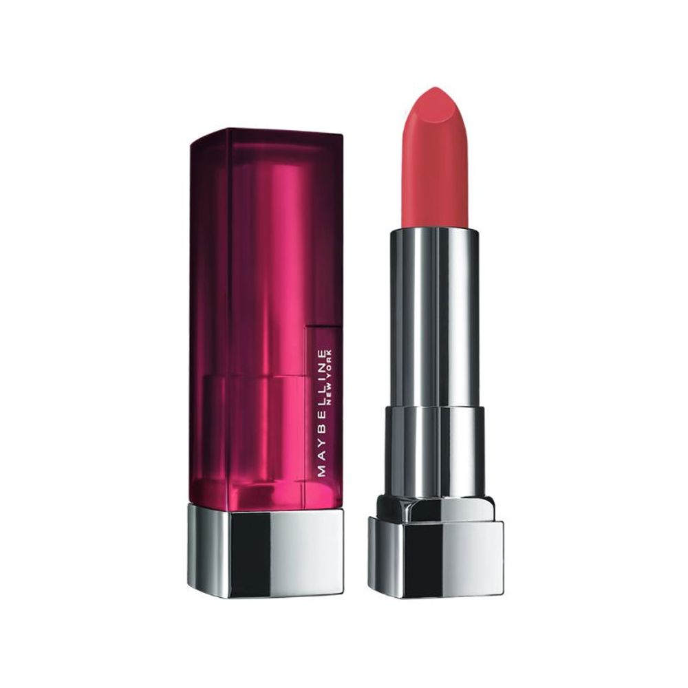 Maybelline New York Color Sensational Creamy Matte Lipstick - 671 Heated Pink (3.9gm)
