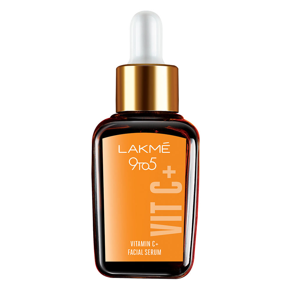 Lakme 9 to 5 Vitamin C+ Face Serum with 100% Real Kakadu Plum Extract For Nourished Skin (30ml)