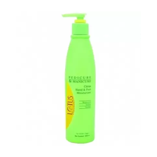 Lotus Professional Pedicure & Manicure Citrus Hand & Foot Moisturiser  (250 ml)