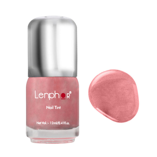 Lenphor Nail Tint - Pink Metal