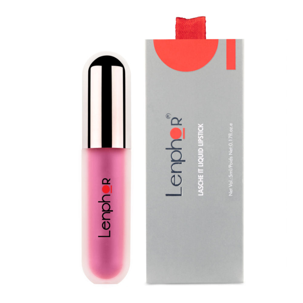 Lenphor Lasche It Liquid Lipstick - Dahlia Nude 07 (5ml)