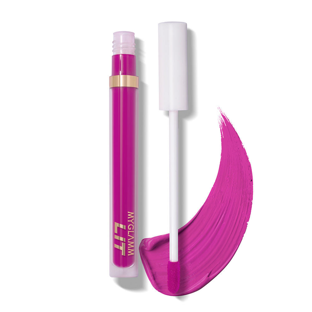MyGlamm Lit Liquid Matte Lipstick - 09 Swipe Right (3ml)