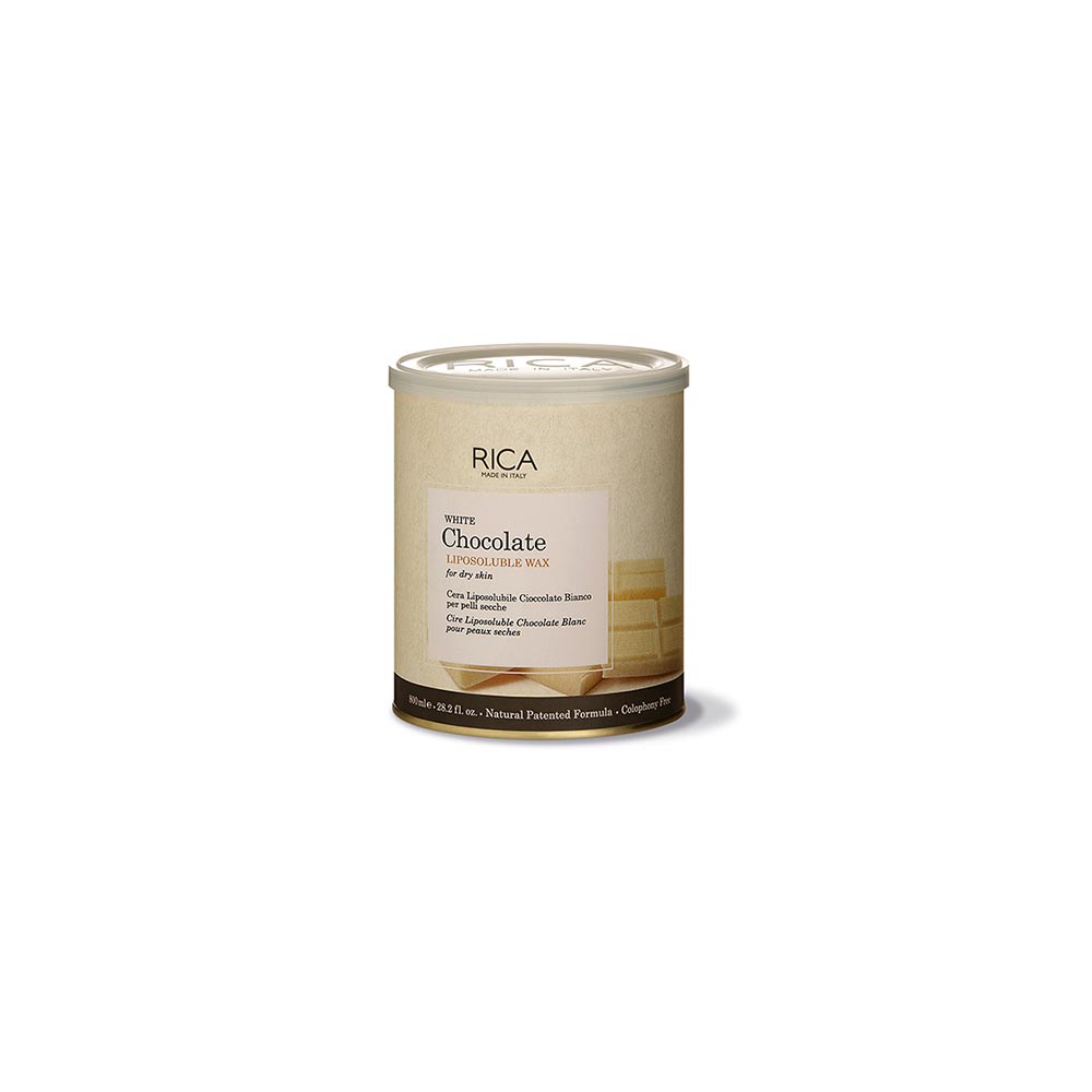 Rica White Chocolate Liposoluble Wax For Dry Skin 800ml