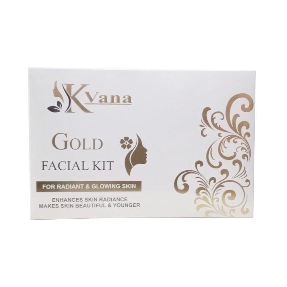 Kvana Gold Facial Kit For Radiant & Glowing Skin 88gm